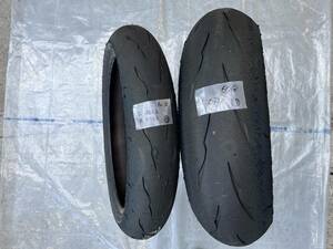 ブリヂストン バトラックス　BRIDGESTONE RACING BATTLAX R11 前後セット 120/600 180/640　R6 CBR　2022年製造 60分使用 ⑰