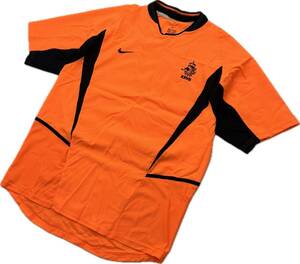 NIKE ☆ KNVB オランダ代表 ユニフォーム 半袖 ゲームシャツ #10 Tシャツ オレンジ L サッカー フットサル スポーツ 人気 ナイキ■BK163