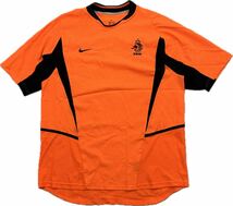 NIKE ☆ KNVB オランダ代表 ユニフォーム 半袖 ゲームシャツ #7 Tシャツ オレンジ L サッカー フットサル スポーツ 人気 ナイキ■BK159_画像3