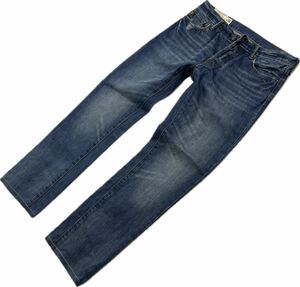 Abercrombie&Fitch * хороший длина ..* индиго Denim брюки повреждение обработка джинсы W30 American Casual б/у одежда Abercrombie & Fitch #JS1135