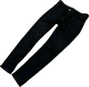 EDWIN * стрейч обтягивающий джинсы тонкий чёрный Denim брюки черный M через год красивый . взрослый casual Jerseys Edwin #Ja7485