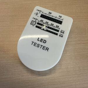 LED テスター flux 砲弾対応 自作 確認用 テスト おまけ電池付き