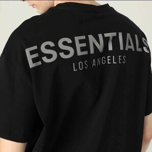 新品 ESSENTIALS エッセンシャルズ LA 限定 Tシャツ ブラックサイズLの画像5