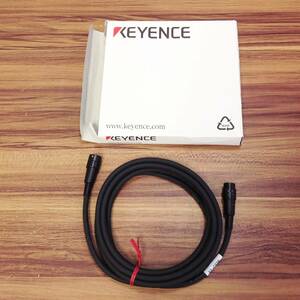 ●【AH-06023】未使用保管品 KEYENCE キーエンス 超小型コードリーダ 延長ケーブル 3m NX-C03R 【レターパックプラス・送料全国520円可】