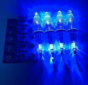 1 jpy start blue color compilation fish light battery set underwater light compilation fish light waterproof night fishing sea fishing 12cm