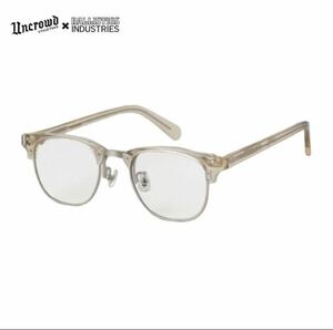 [ new goods ] unused UNCROWD Anne k loud MALCOM BALLISTICS BLUCO A.CR frame style light lens sunglasses Vintage Neighborhood glasses glasses 
