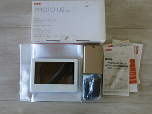 【現状渡し】au KDDI＊PHOTO U2「SP03」デジタルフォトフレーム＊HUAWEI（HWS03SWA）パールホワイト