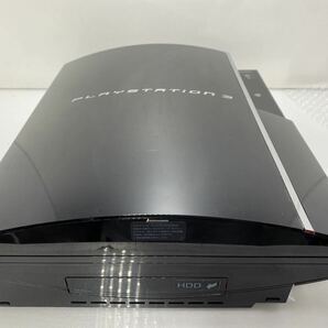 H1-1-051010 ジャンク 通電のみ確認 赤ランプ点滅  プレステ3 初期型 本体 CECHA00 ブラック Black ソニー SONY PlayStation3 の画像7