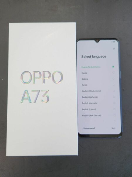 OPPO A73 SIMフリー CPH2099 ネービーブルー 64GB 美品