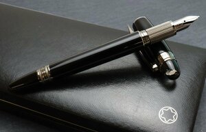 ( pen .Au585) MONTBLANC Montblanc fountain pen Star War car total 1 point * cap crack equipped / writing brush chronicle not yet verification *.. from .[Y-A71515] including in a package -2