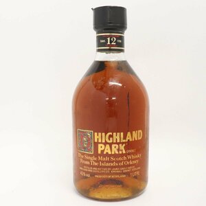 ハイランドパーク 12年 43% 1L 汚れあり シングルモルト スコッチ ウイ
