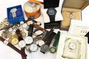  Junk часы * Casio G-SHOCK, TAG Heuer, Seiko Exceline др. женский мужские наручные часы * работоспособность не проверялась *.. из .[M-A72941]