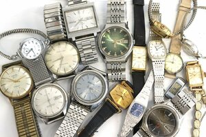  Junk clock * Seiko, Rado, universal june-b,enka other lady's men's wristwatch * operation not yet verification *.. from .[L-A55478]