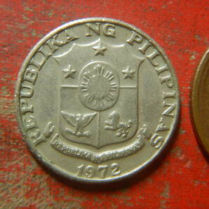 外国・フィリピン／２５センチモ洋銀貨：ファン＝ルナ（1972年） 240505の画像2