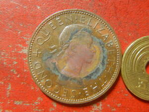 外国・ニュージーランド／１ペニー青銅貨（1959年）　24050502