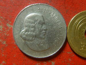 外国・南アフリカ／２０セント・ニッケル貨（1965年）　24050502