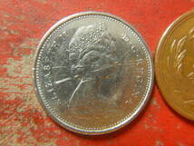 外国・カナダ／２５セント・ニッケル貨（1971年）　240506_画像2