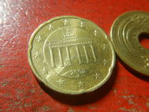 外国・ドイツ／２０ユーロセント黄銅貨：ブランデンブルク門（2002年）　24050502_画像3