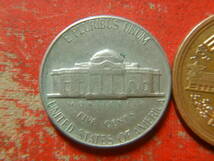 外国・USA／ジェファーソン５セント白銅貨（1970年S）　240510_画像2