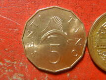 外国・タンザニア／５センチ青銅貨（1966年）　240512_画像1