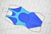 小松ニット製 JEXER ジェクサー スイミング指定 ワンピース水着 女子競泳水着 ブルー サイズS_画像2