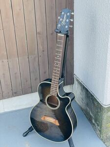 [ электризация / выход звука ]Takamine PT106 Takamine PT-106 черный электроакустическая гитара акустическая гитара 