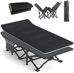 ATORPOK 簡易ベッド コット 折り畳み式ベッド 折りたたみベッド こっと アウトドアベッド 耐荷重200kg キャンプベッド