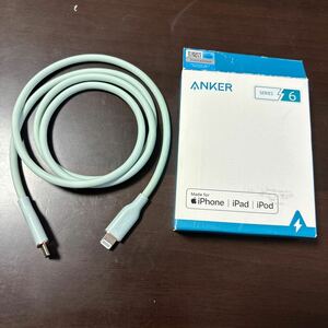 中古！0.9m Anker PowerLine Ⅲ Flow USB-C ライトニング ケーブル グリーン 送料込み！