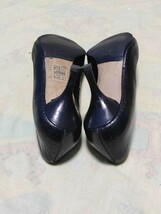 中古　ブラックパンプス　ポインテッドトゥ　NINE WEST_画像8