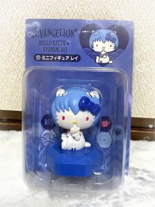 【非売品！！】エヴァンゲリヲン×ハローキティ　コラボ　ミニフィギュア　ソックス2足セット　綾波レイ