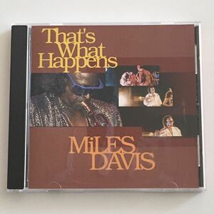 送料無料 評価1000達成記念 ジャズCD Miles Davis “That’s What Happens” 1CD Megadisc 日本盤