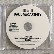 送料無料 評価1000達成記念 ロックCD+DVD Paul McCartney “Hollywood Boulevard 2013” 1CD+1DVD 無記名 日本盤_画像2