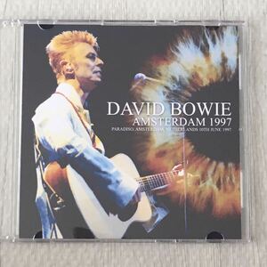 送料無料 評価1000達成記念 ロックCD David Bowie “Amsterdam 1997” 1CD 無記名 日本盤