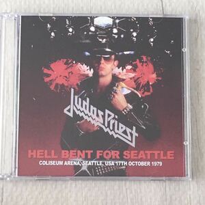 送料無料 評価1000達成記念 ロックCD Judas Priest “Hell Bent For Seattle 1979” 2CD 無記名 日本盤 