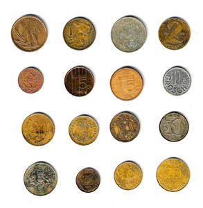 外国古銭　まとめて　16枚 蔵出　主にヨーロッパ - zd-83