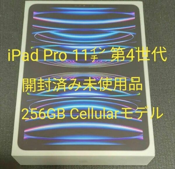 【新品未使用品】iPad Pro 11インチ 第4世代 Wi-Fi ＋ Cellular 256GB Apple Store版