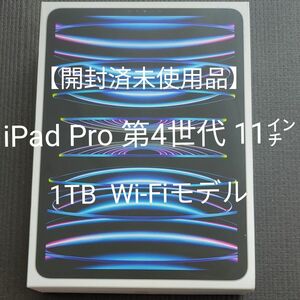 【開封済未使用品】iPad Pro 11インチ 第4世代 Wi-Fi 1TB シルバー 2022年モデル