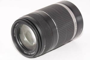 【外観特上級】Canon 望遠レンズ EF-S55-250mm F4-5.6 IS APS-C対応　#s7265