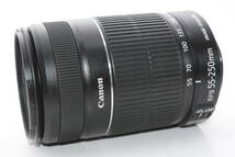 【外観特上級】Canon キヤノン 望遠ズームレンズ EF-S55-250mm F4-5.6 IS II　#u0732_画像1