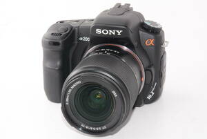 【外観特上級】SONY ソニー α200 / SONY DT 18-70mm F3.5-5.6　#t12566