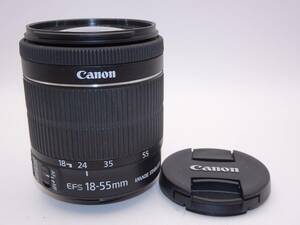 【外観特上級】Canon 標準ズームレンズ EF-S18-55mm F3.5-5.6 IS STM