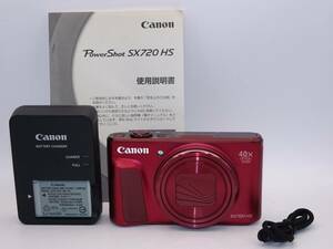 【オススメ】Canon デジタルカメラ PowerShot SX720 HS レッド