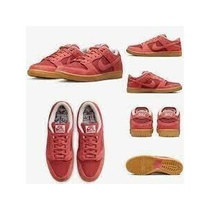 NIKE ナイキ SB DUNK LOW PRO プレミアム エンジ 27㎝ DV5429-600 24-0131-13-5 Adobeの画像2