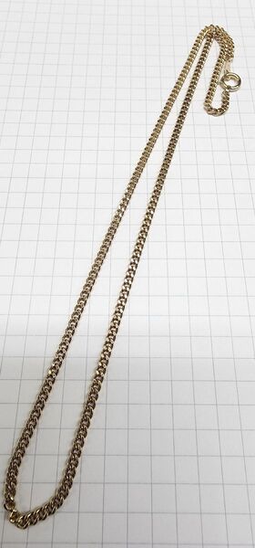 18金2面シングル喜平チェーン(10.14g-40センチ)ユニセックス
