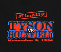 デッドストック 1996年 USA製 Mike Tyson vs. Evander Holyfield 『MGM November 9, 1996』 Tシャツ マイク タイソン Boxing ビンテージ_画像6
