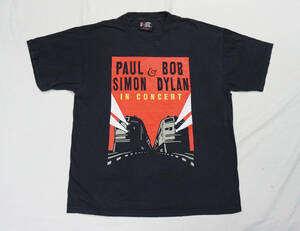 90's Paul Simon & Bob Dylan 『IN CONCERT』 ツアーTシャツ バンドtシャツ ビンテージ Art Garfunkel Eric Clapton Elton John Cream 