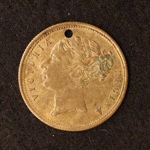 イギリス ビクトリア女王 黄銅貨（1837-1901）コイン・トークン[2500]　