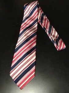 Paul Smith Paul Smith necktie ⑫reji men taru stripe pattern silk 100%