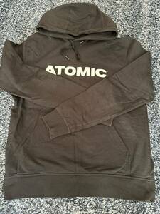 ATOMIC パーカー 黒　L size 送料込