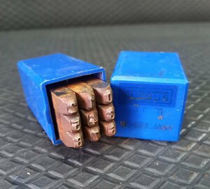 * cheap postage 520 jpy! MASUS figure stamp 0~9 3mm ④ * stamp punch number punch stamp Marking Punch Set steel punch 